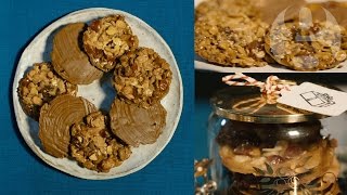 Salted caramel florentines – video recipe