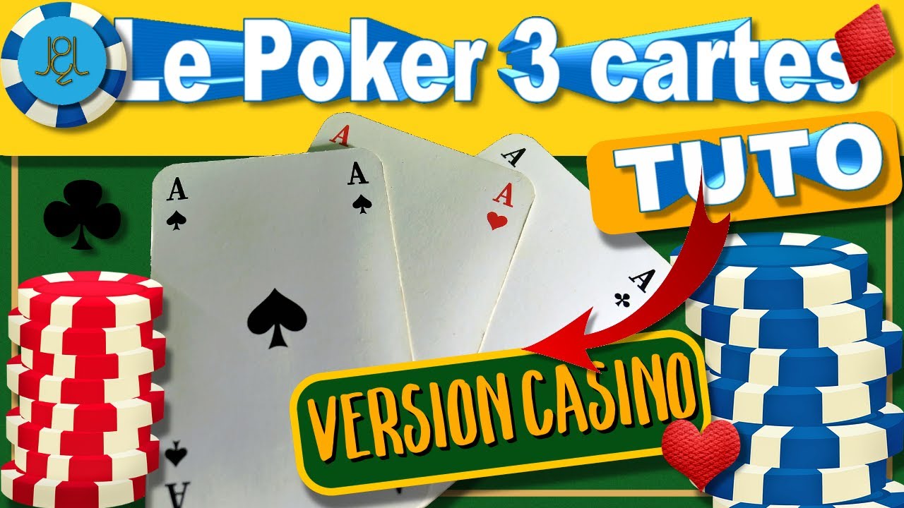 TUTO. Tutoriel Jeu De Cartes "Le Poker 3 Cartes". Règles Du Jeu. Jeux ...