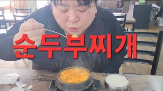 복부인 순두부찌개 먹방 mukbang