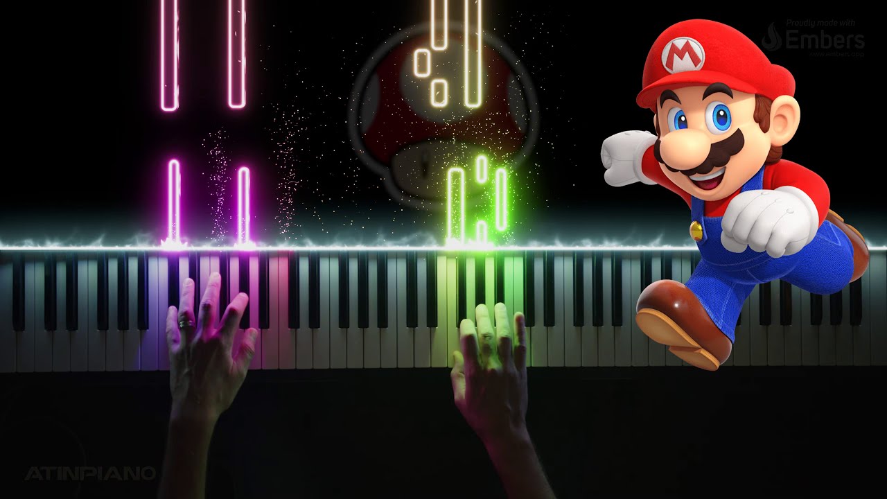 Super Mario Bros Main Theme Piano Cover Free Sheets Chords Chordify