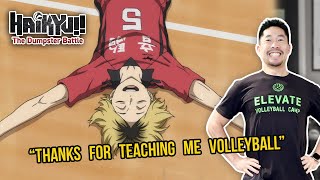 "Thanks For Teaching Me Volleyball" | Coach Reacts to HAIKYUU Dumpster Battle 4/4