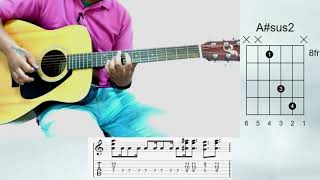 Shiva Tandava Stotram Guitar lesson with Tab and solo