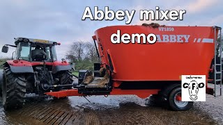 Abbey VF 1850 mixer wagon demo