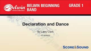 Declaration and Dance, by Larry Clark – Score & Sound