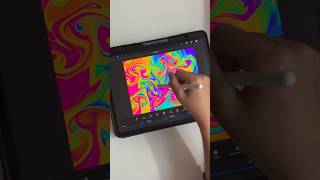 Psychedelic Lettering!!! #rainbow #lettering #procreate #ipad #digitalart #3d #easy #tutorial #cute