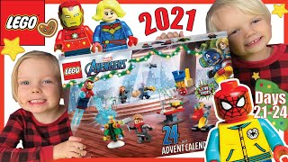 LEGO Marvel- AVENGERS ADVENT Calendar -76196 -2021 Days 21-24