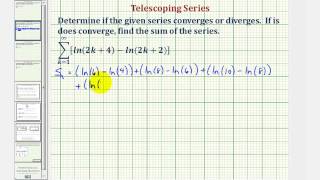 Ex 2: Telescoping Series (Divergent)