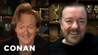 Ricky Gervais Full Interview | CONAN on TBS