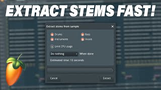 How To Extract Stems In FL Studio Using AI // Stem Seperation Tool Tutorial