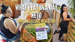 What I Eat In A Day Keto | Simple Realistic Meals