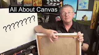 Canvas, explained, Acrylic painting for beginners,learn to paint,#clive5art