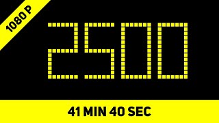⏱ 2500 Sec Timer / 🔊 Alarm / 👍 Simple Timer