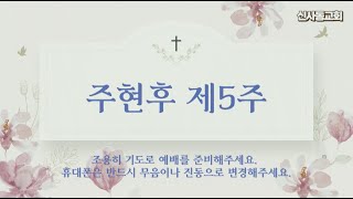 2025년 2월 9일  주현후 제5주