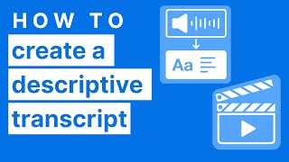 How to Create a Descriptive Transcript in Subly | WCAG 2.2 Video Accessibility Tutorial