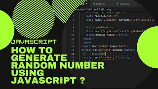 How to generate random number using JavaScript(Hindi) ?