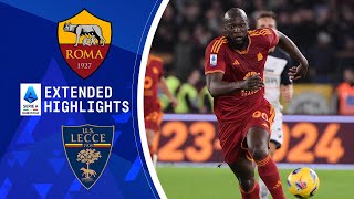 Roma vs. Lecce: Extended Highlights | Serie A | CBS Sports Golazo