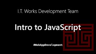 #WebAppDevelopment: Intro to Javascript [Tagalog]