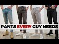 5 Pants EVERY Guy Needs in His Closet | Alex Costa