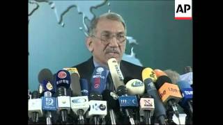 Excerpts of briefing by former Iraqi oil minister