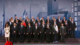 Raw Video: Photo-op for World's Top Leaders