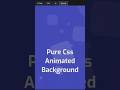 Pure CSS Animated Background | html css only | #heresthecode #coding #htmlcss