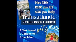 Double Book Launch Party: 2 New Books, 2 Continents, 2 Much Fun!