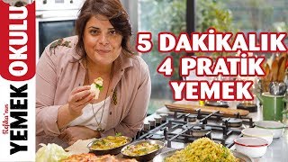 5 Dakikada Hazırlanan 4 Pratik Yemek Tarifi | Nohut ve Fasulyeyle Burritodan Zeytinyağlıya Kadar