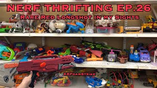 KBFoamStrike's NERF THRIFTING Vlog EP. 26: Rare Red Longshot in my Sights!!!