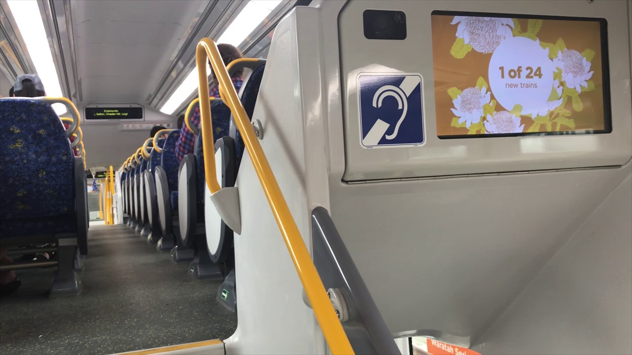 Sydney Trains - Waratah Series 2 (B Set) Ride From Central To ...