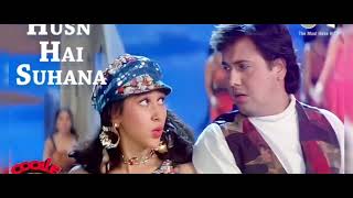 Husn Hai Suhana Full Song | Coolie No. 1 1995 Chandana Dixit, Abhijeet Bhattacharya | kajalverma
