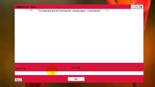 vb.net A.I chatbot - Samantha