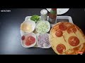 veg pizza వెజ్ పిజ్జా veg pizza at home veg pizza in oven veg pizza at home in oven pizza