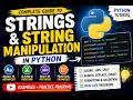 Python Strings & String Manipulation Tutorial | Complete Guide for Beginners