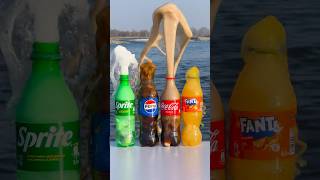 “Taste Test: Cola vs. Pepsi Fanta vs.Sprite” 🔥😱🍾 #experiment #drink  #shorts