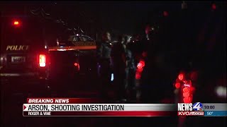 Shooting, arson investigation in midtown neighborhood