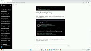 python string partial match