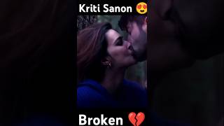 Hot kissing scenes 😘 boobs press scene ❤️#kritisanon #viralshorts