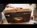 lg oled55b6p oled tv unboxing