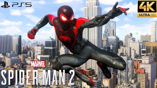 Marvel's Spider-Man 2 PS5 - Miles Morales Free Roam Gameplay (4K 60FPS)