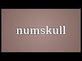 numskull meaning