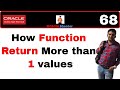 Apps Technical 68: How Function Return More than 1 values in PLSQL