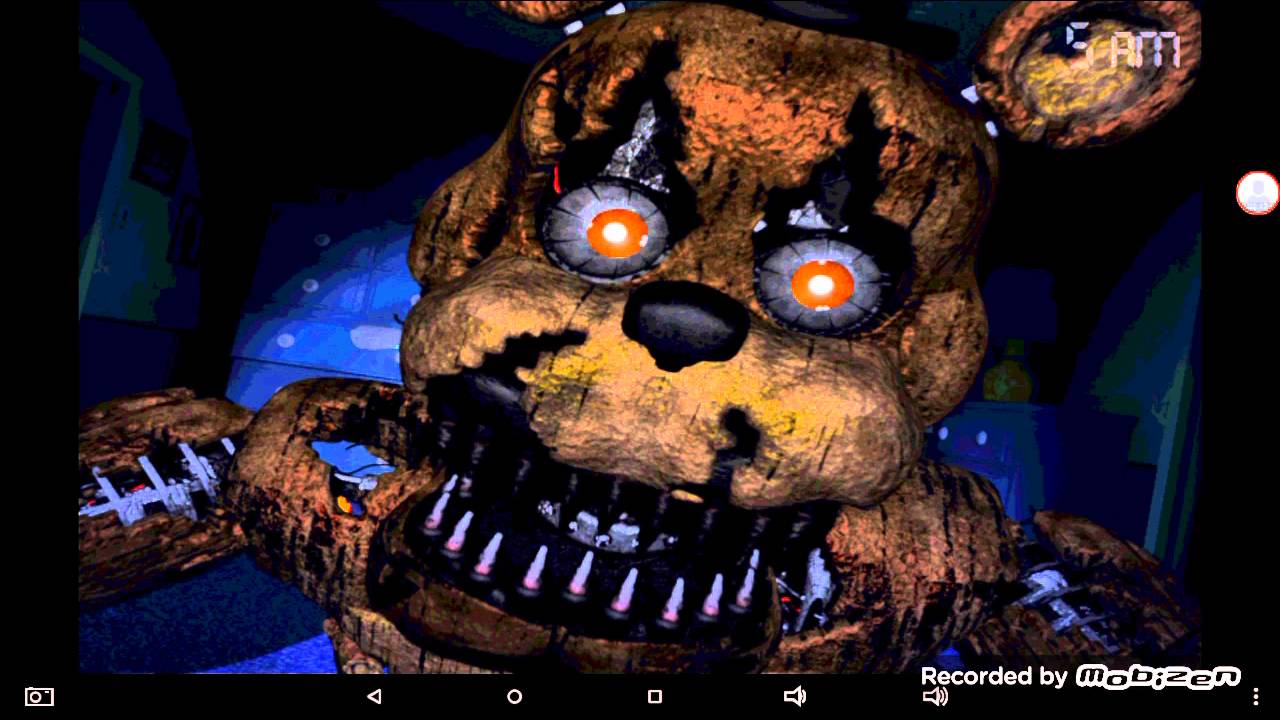 Nightmare Freddy Jump Scare Drawing