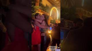 Nia Sharma and friend party kissing