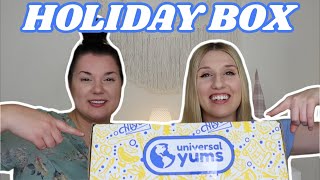 HOLIDAY BOX 🎅 | Universal Yums | Super Yum Box | December 2024 | A TASTE OF HISTORY