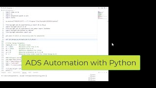 Teaser: Python Integration with ADS (Episode-2)