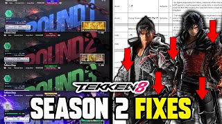 TEKKEN 8 - Season 2 Changes Wishlist