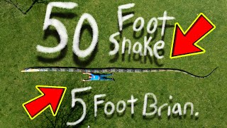 50 FOOT 2500 POUND SNAKE!!! | BRIAN BARCZYK