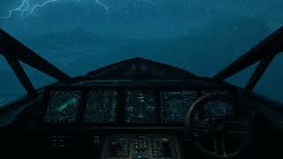 🔴 Resting on a cargo ship in the ocean during heavy rain - ASMR ocean rain helps relax and sleep