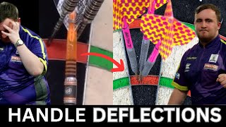 DEFLECTIONS in DARTS 🎯...HOW PRO players HANDLE it?