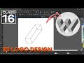 How To Make 3D Logo Design in CorelDraw I 3D Logo Design in CorelDraw I Corel Draw Tutorial  16